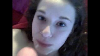 Green eyes big tits teen Fuck and Facial