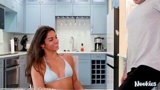 Nookies- Brunette Vixen Misty Addams Gets a Huge Load After Hardcore Fuck