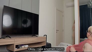 Step Son Creampies Step Mom in Hotel Share Bed Petting!